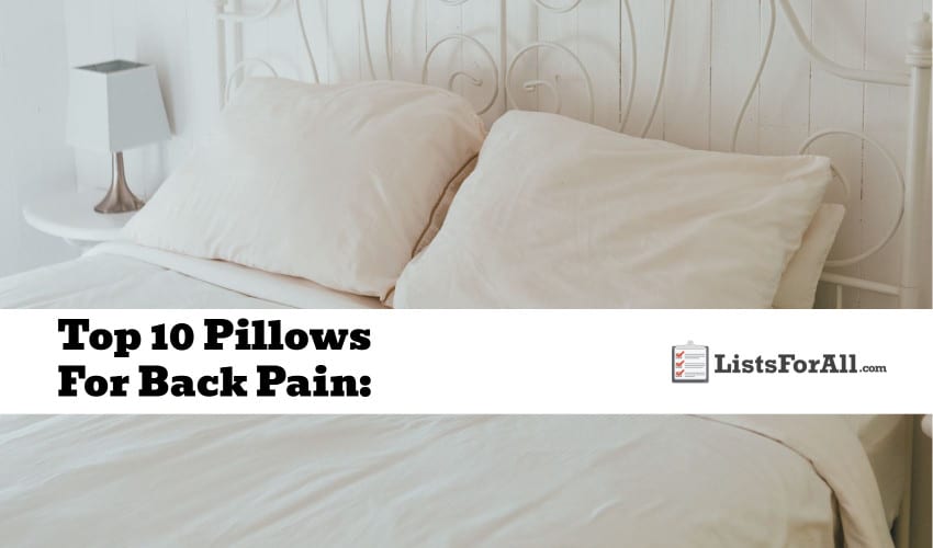 Best Pillows for Back Pain