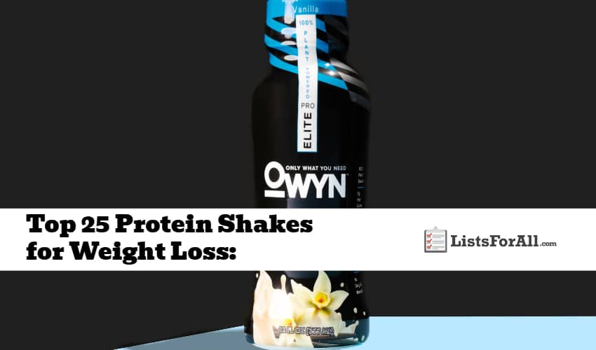 Best Protein Shakes for Weight Loss