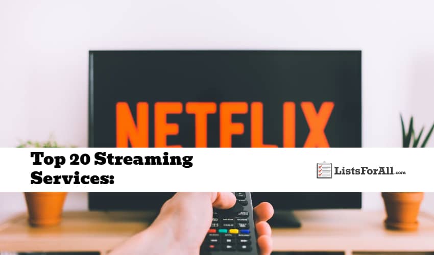 Best Streaming Services