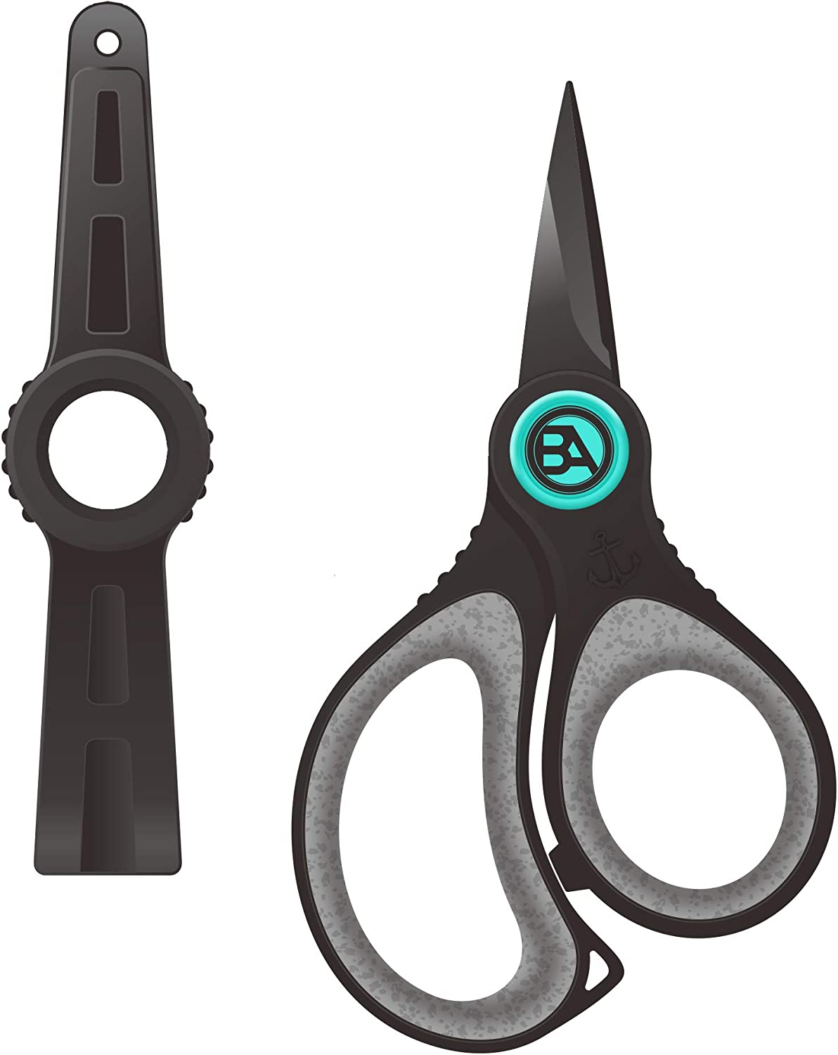 Black Anchor Fishing Scissors