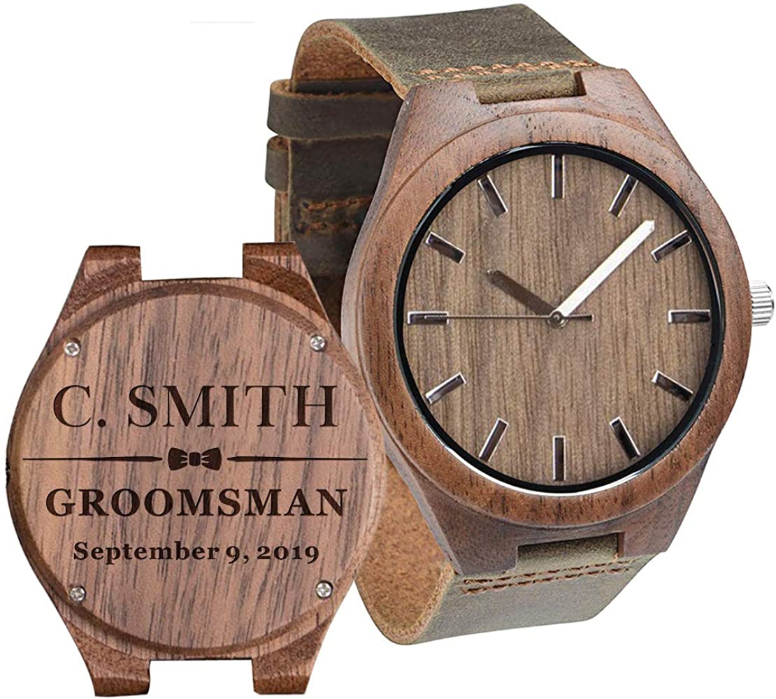 Engraved Wooden Watches