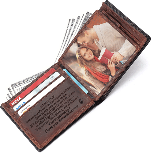 Personalized Leather Wallet