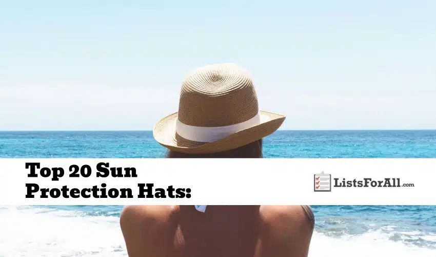 Best Sun Protection Hats