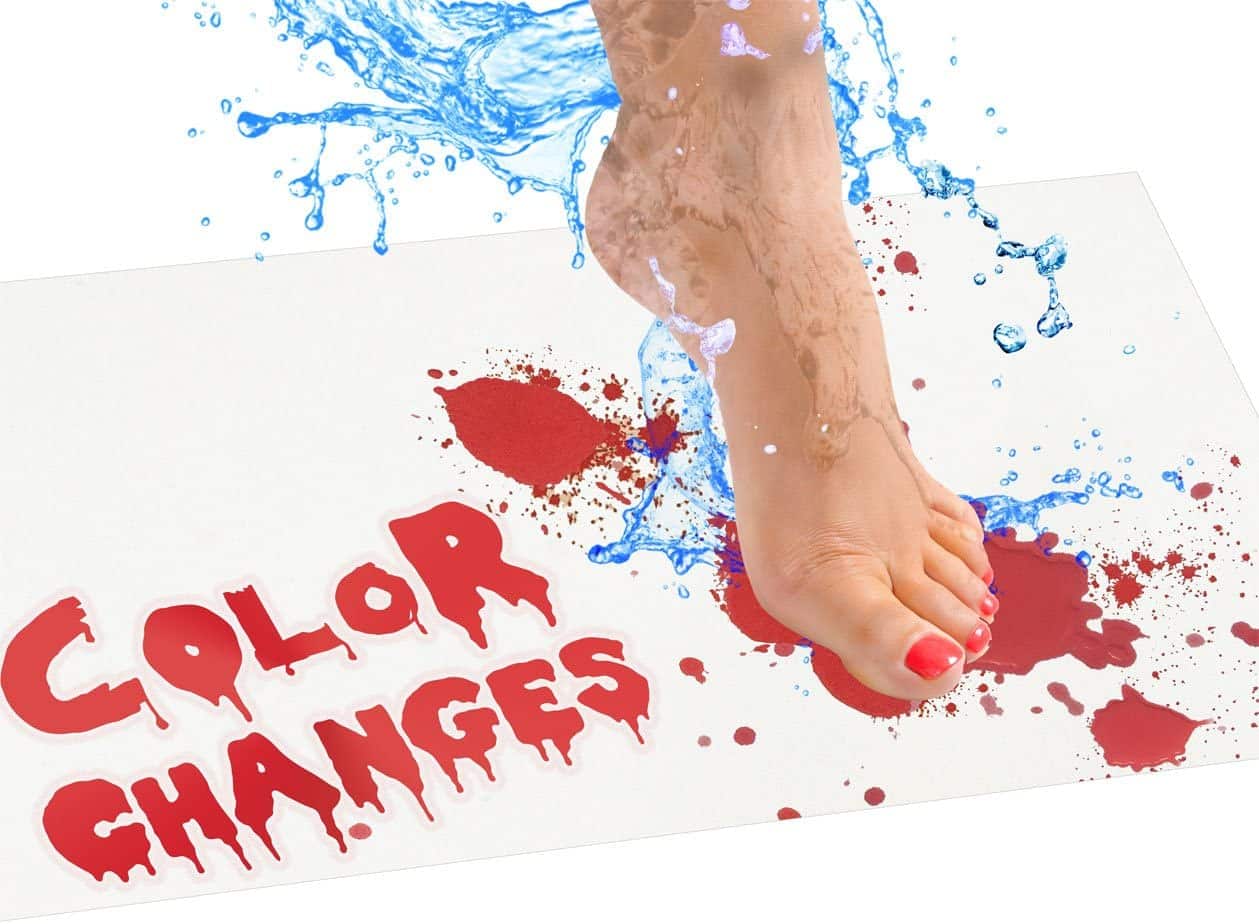 Bloodbath Color Changing Bath Mat