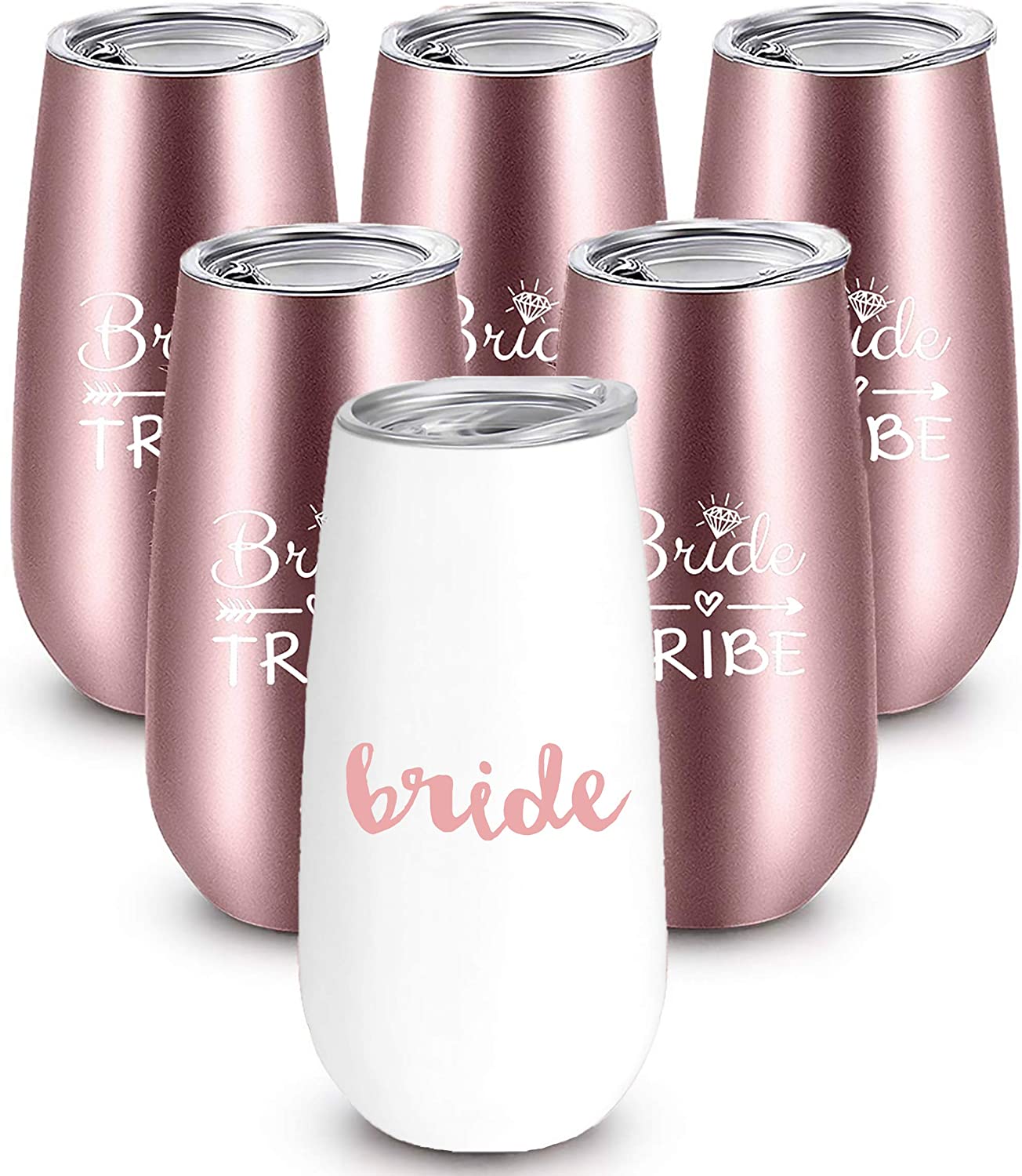 Bride to Be Champagne Flute Tumblers