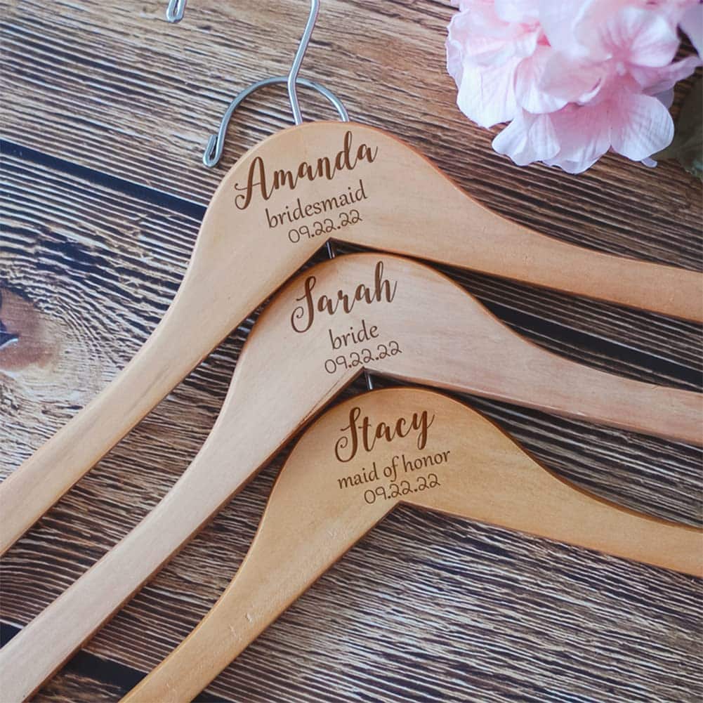 Clibeslty Personalized Bridesmaids Hanger