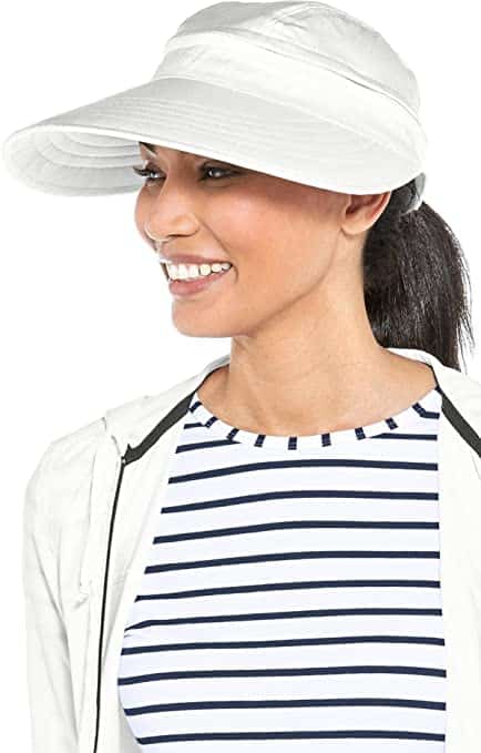 Coolibar Bel Aire Zip Off Sun Visor