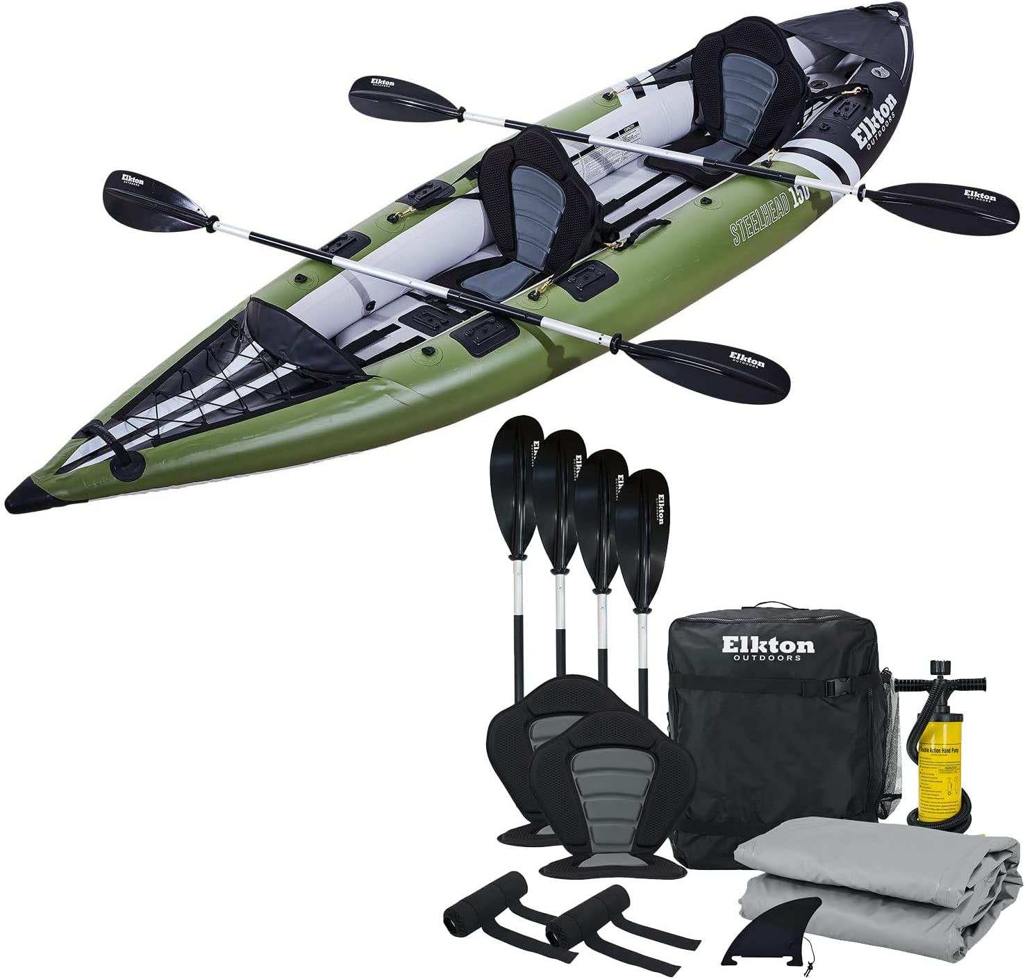 Elkton Steelhead Inflatable Canoe
