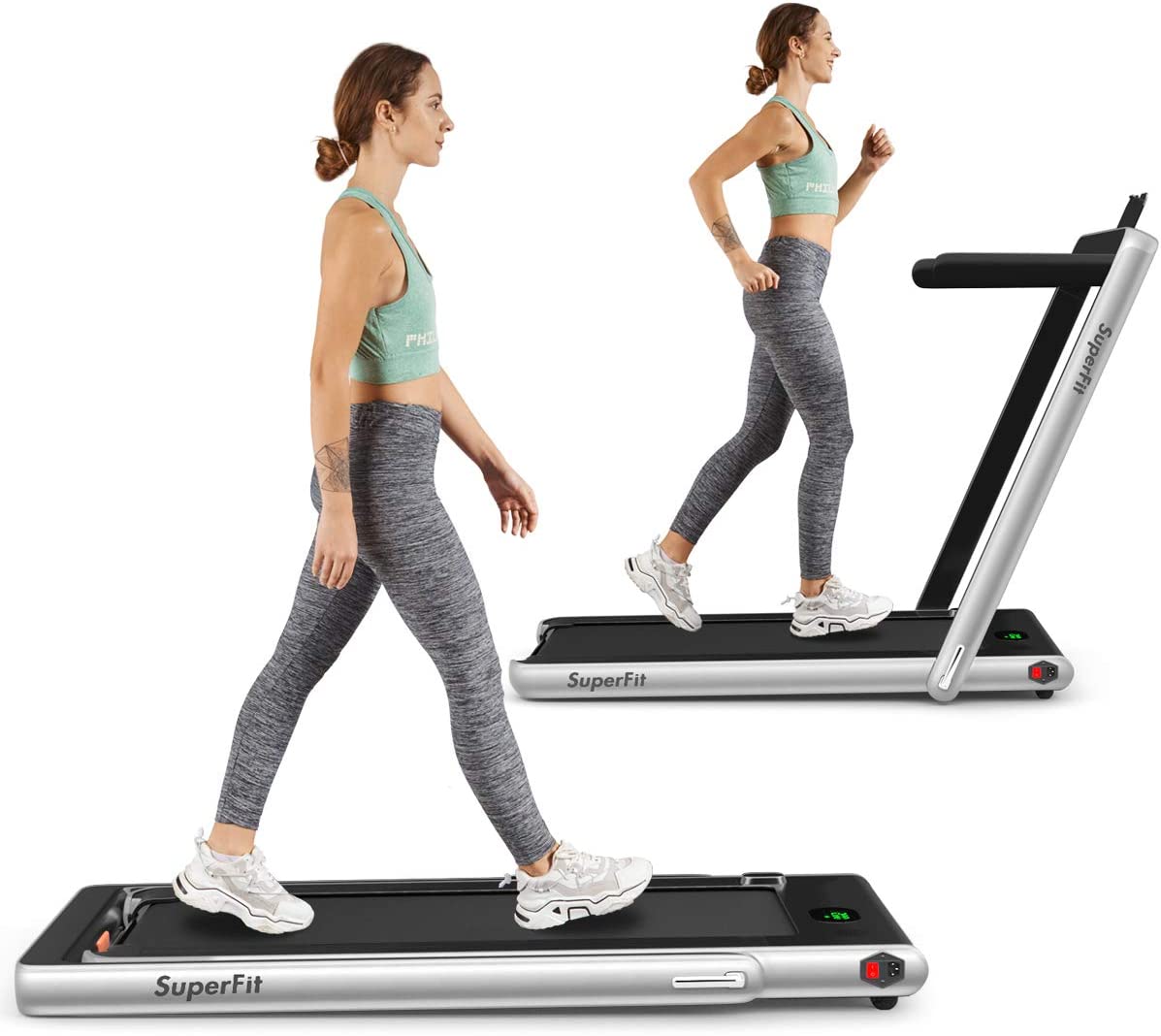 Goplus Folding Treadmill Stepper
