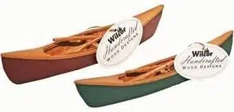 Hand Crafted Wooden Canoe