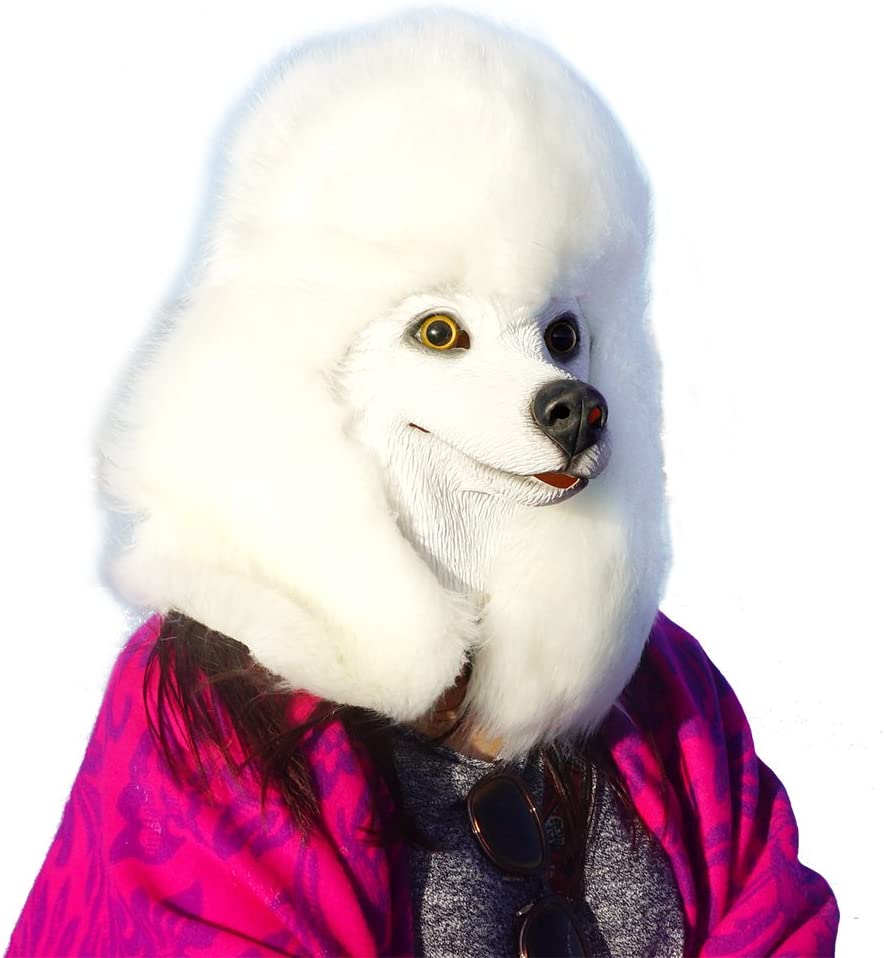 Realistic Dog Head Mask