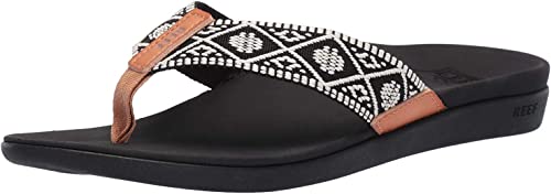 Reef Ortho-Bounce Woven Flip Flops