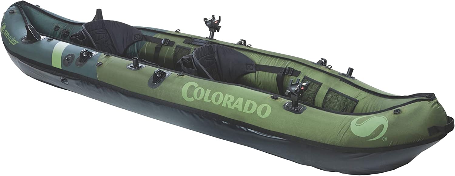 Sevylor Coleman Colorado Fishing Inflatable Canoe