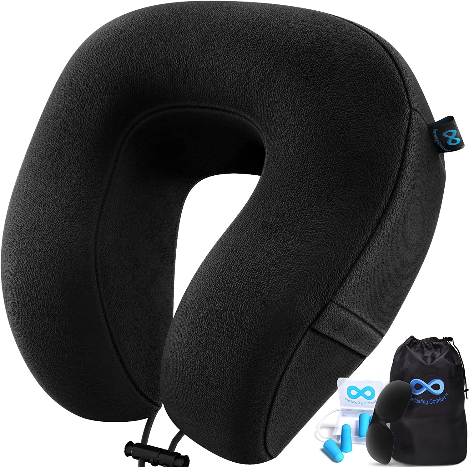 Everlasting Comfort Memory Foam Travel Pillow