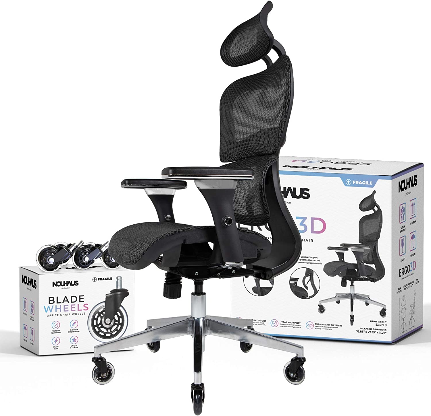 NOUHAUS Ergo3D Office Chair