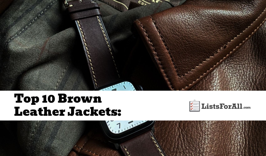 Best Brown Leather Jackets