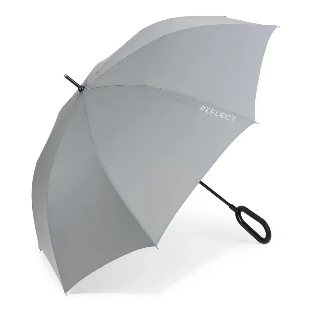 Walksafe Reflective Stick Rain Umbrella