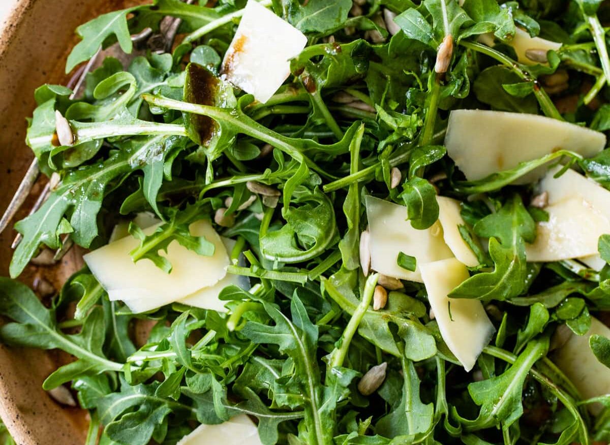 Arugula Salad with Lemon Balsamic Dressing