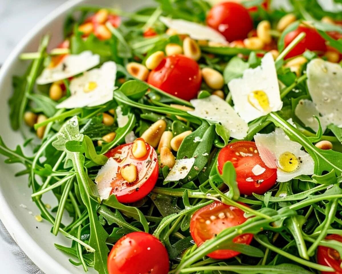 Arugula Salad with Shaved Parmesan