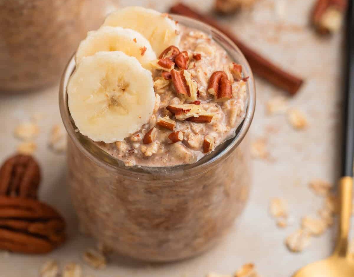 Banana Bread Overnight Oats