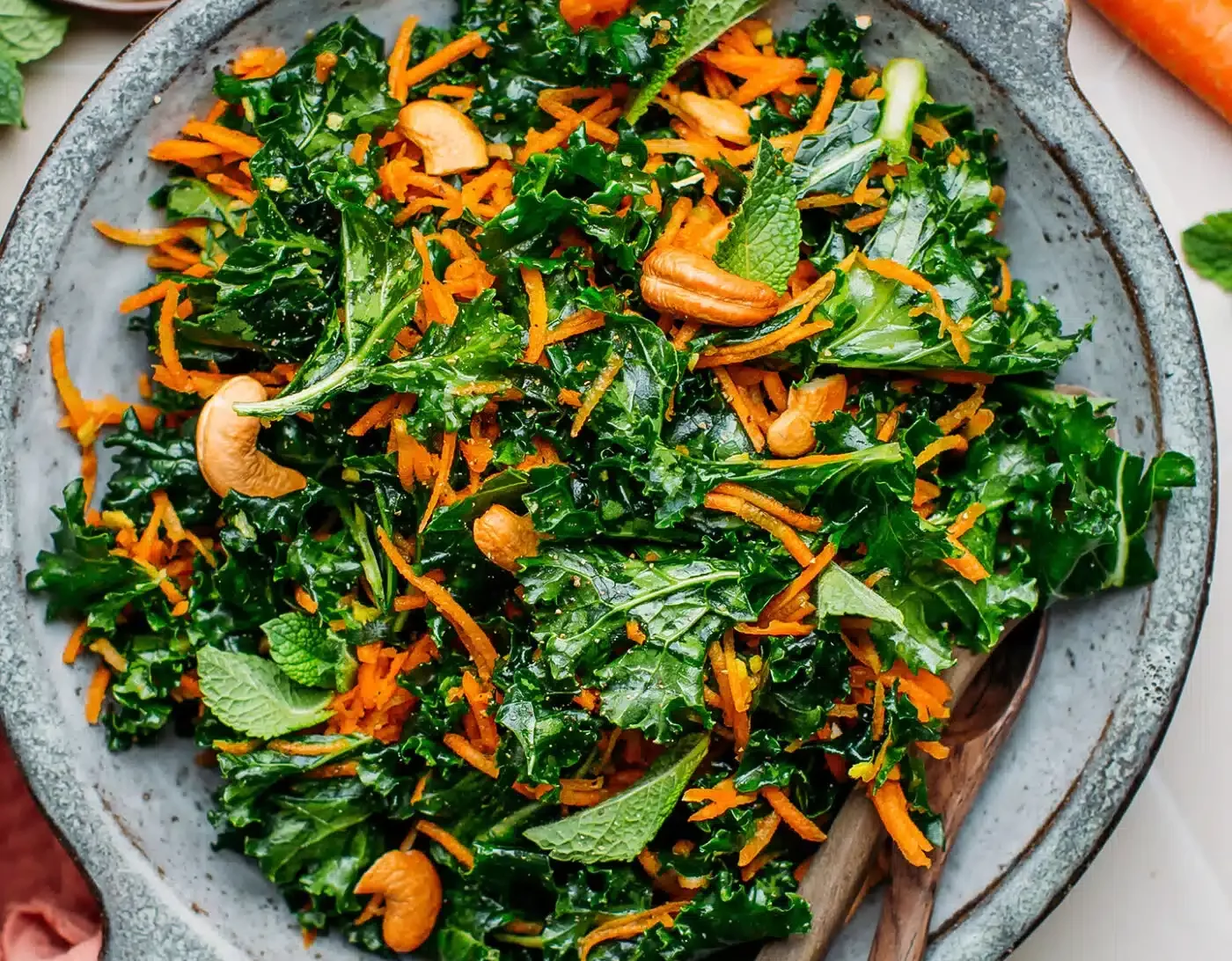 Ginger Carrot & Kale Salad