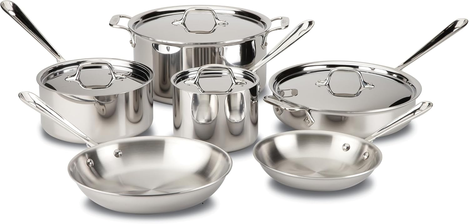 All-Clad Stainless Steel Cookware Set