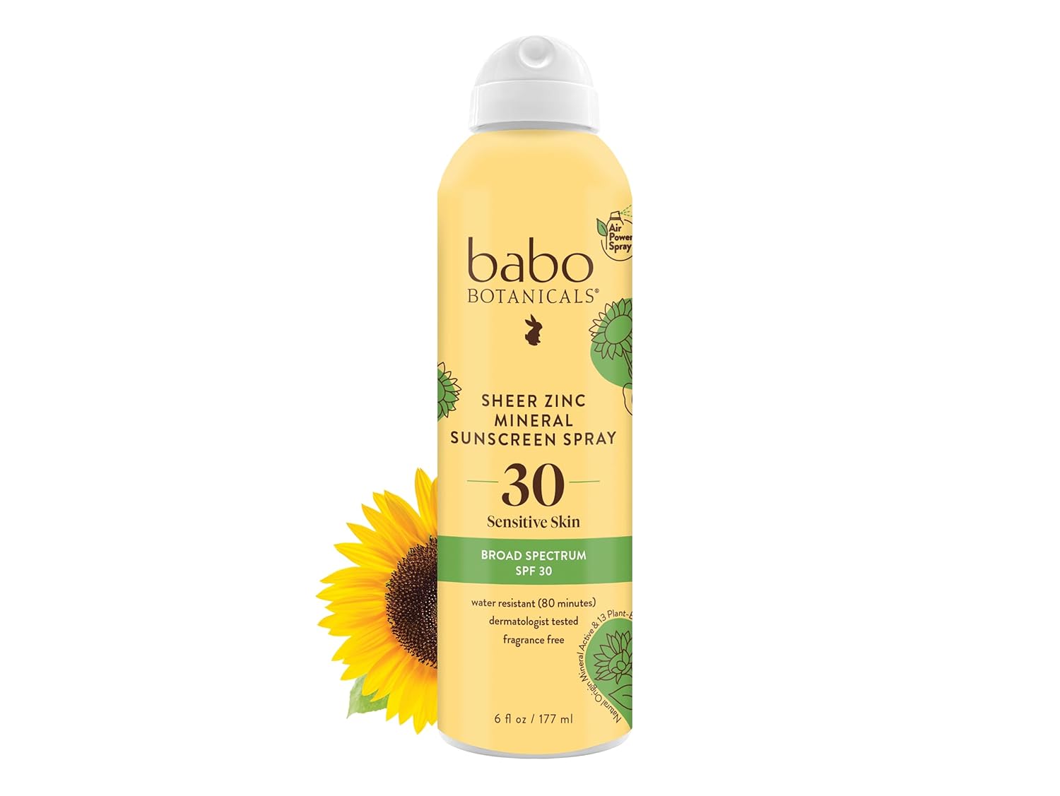 Babo Botanicals Sheer Zinc Continuous Spray SPF 30