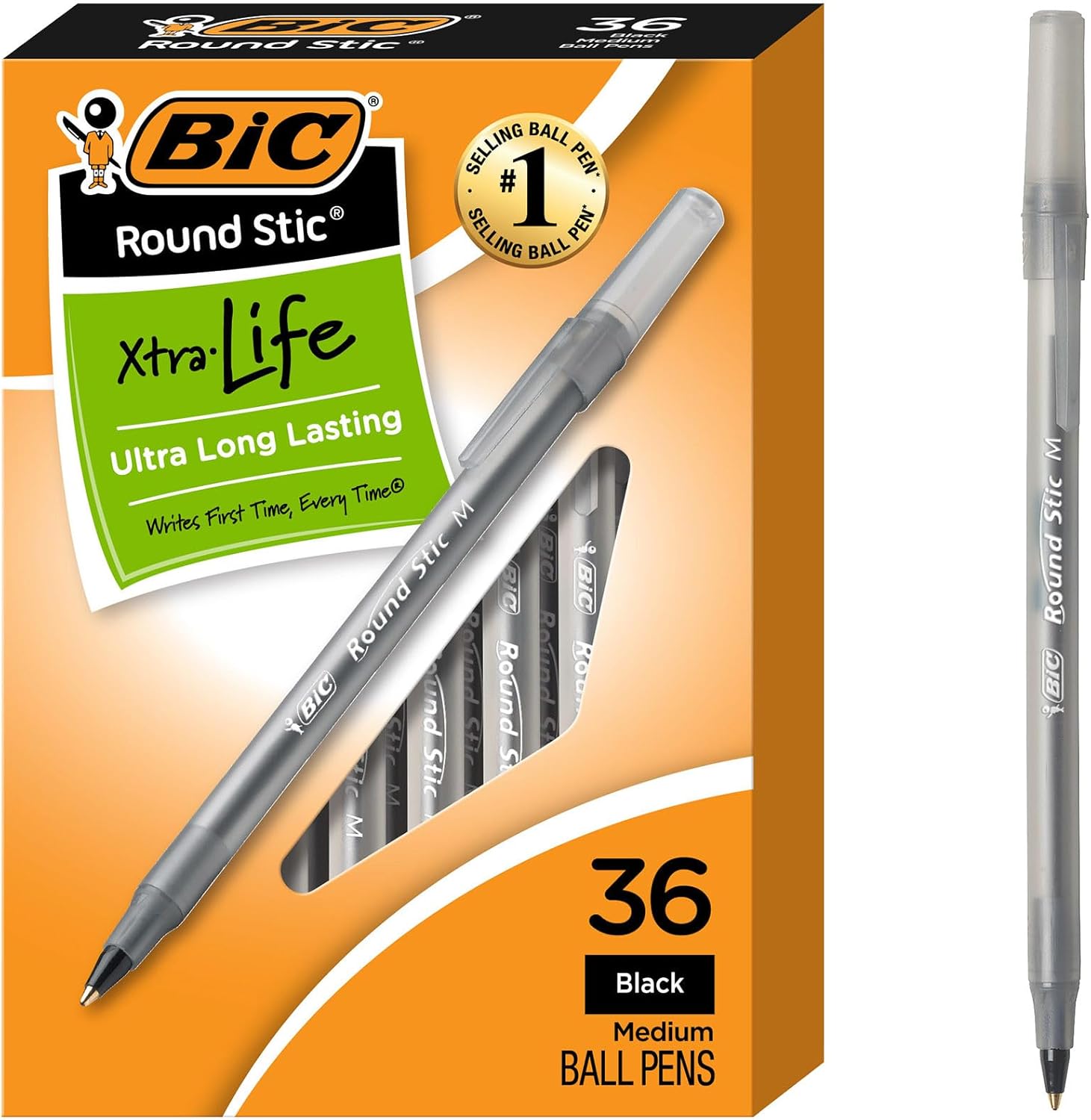 Bic Round Stic Xtra Life Ballpoint Pen
