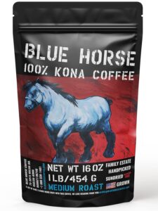 Blue Horse 100% Kona Coffee Medium Roast