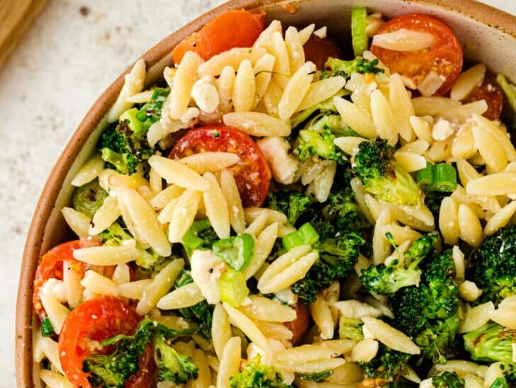Broccoli Orzo Pasta Salad