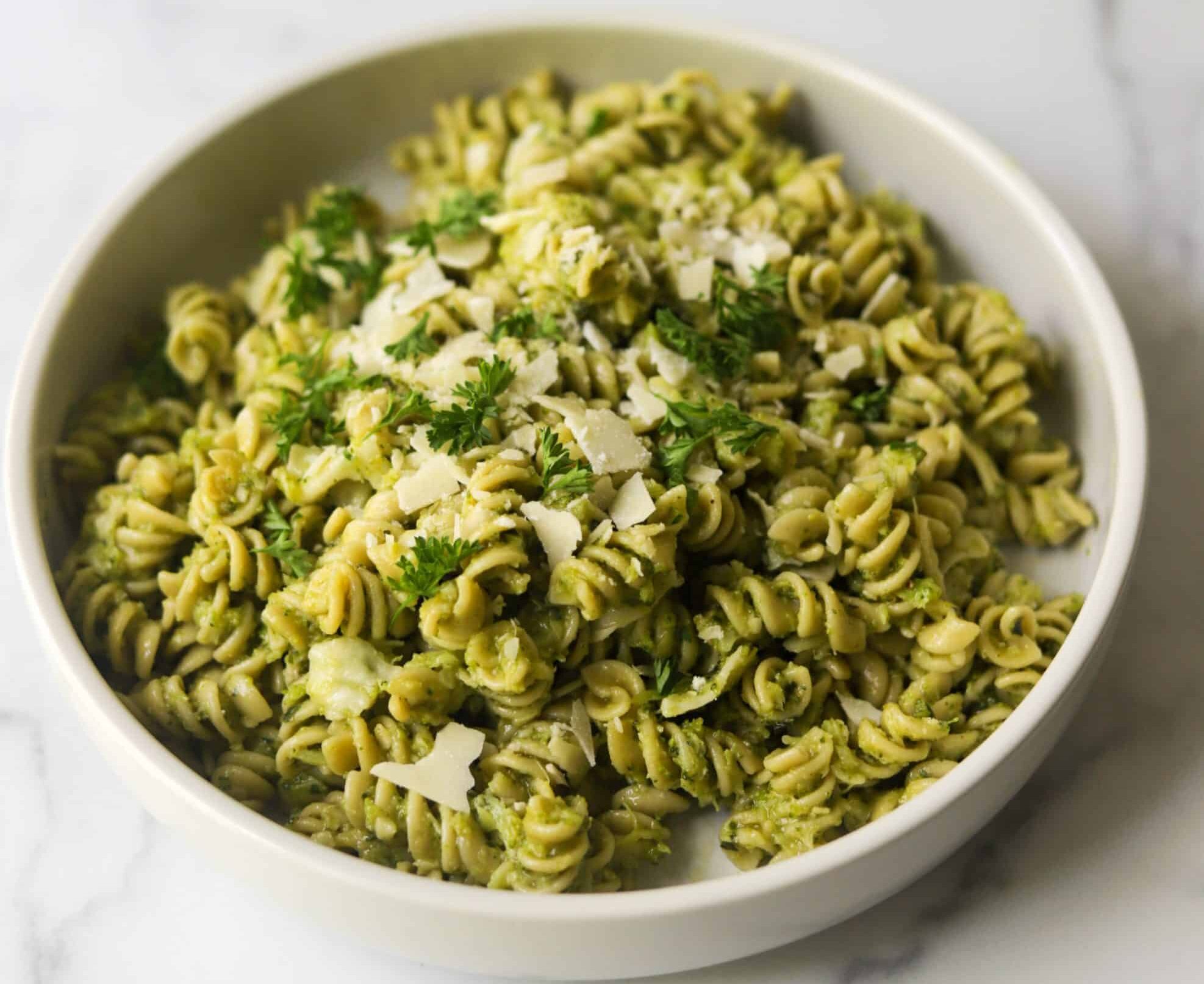Broccoli Pesto Pasta Salad