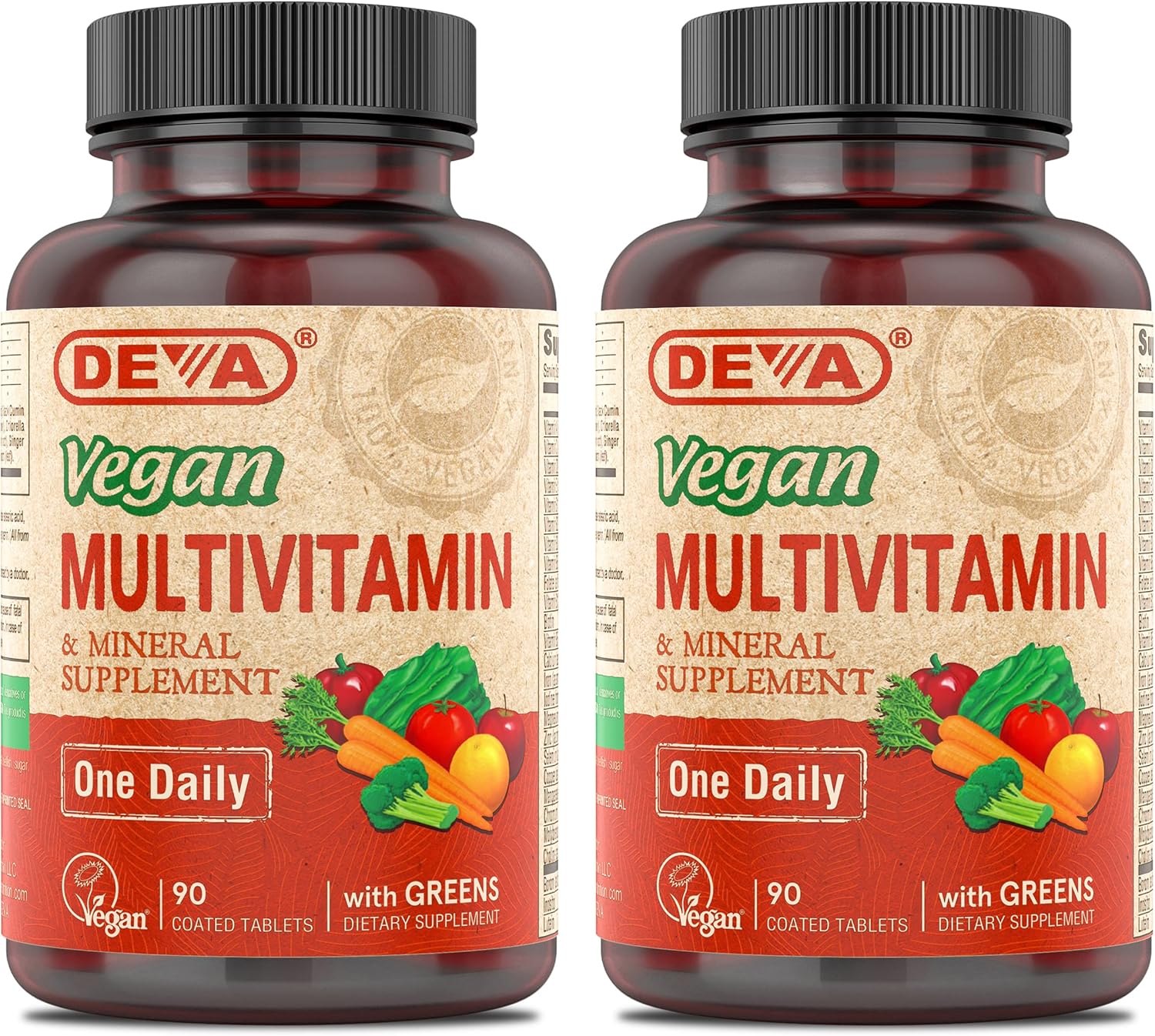 Deva Vegan Multivitamin & Mineral Supplement
