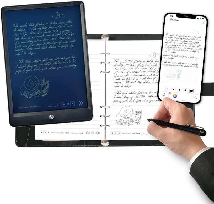 Digital Smart Pen Notebook and Writing Board Set