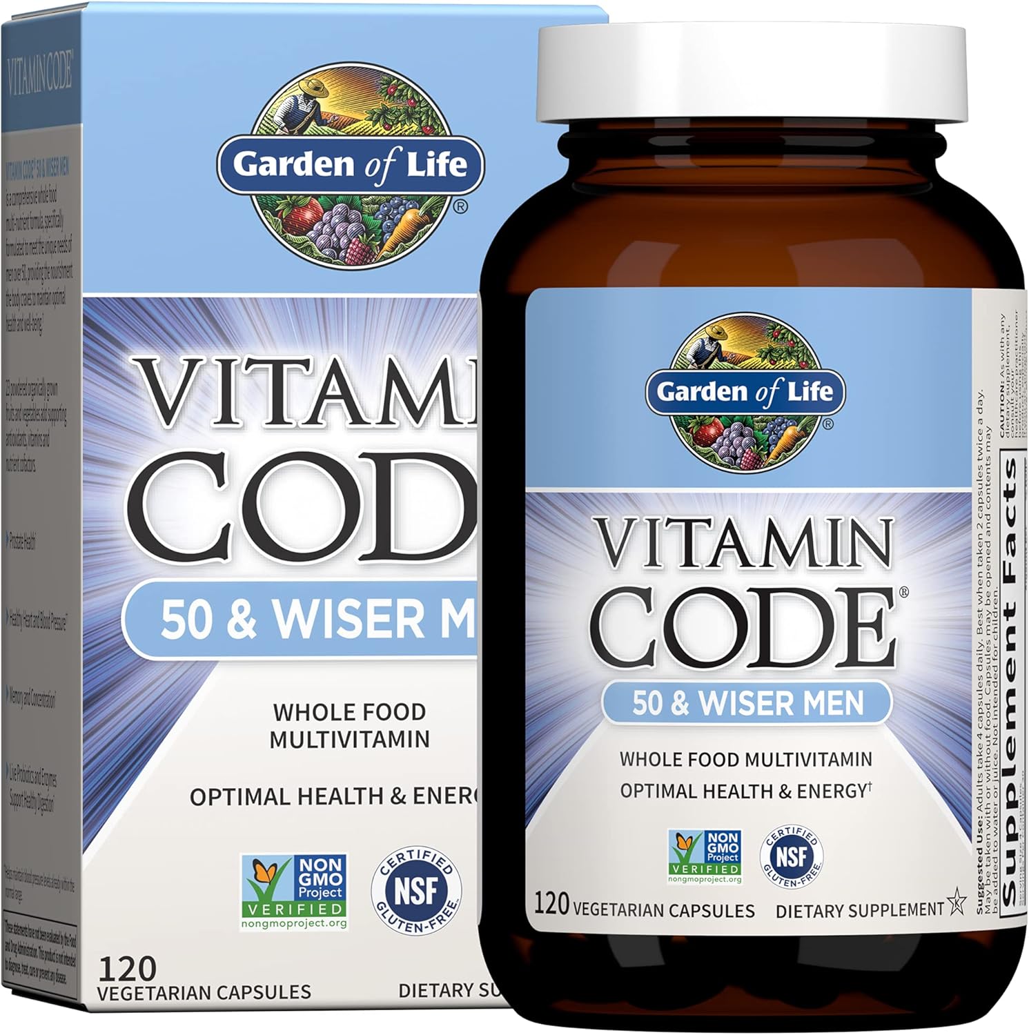 Garden of Life Vitamin Code Men 50 & Wiser