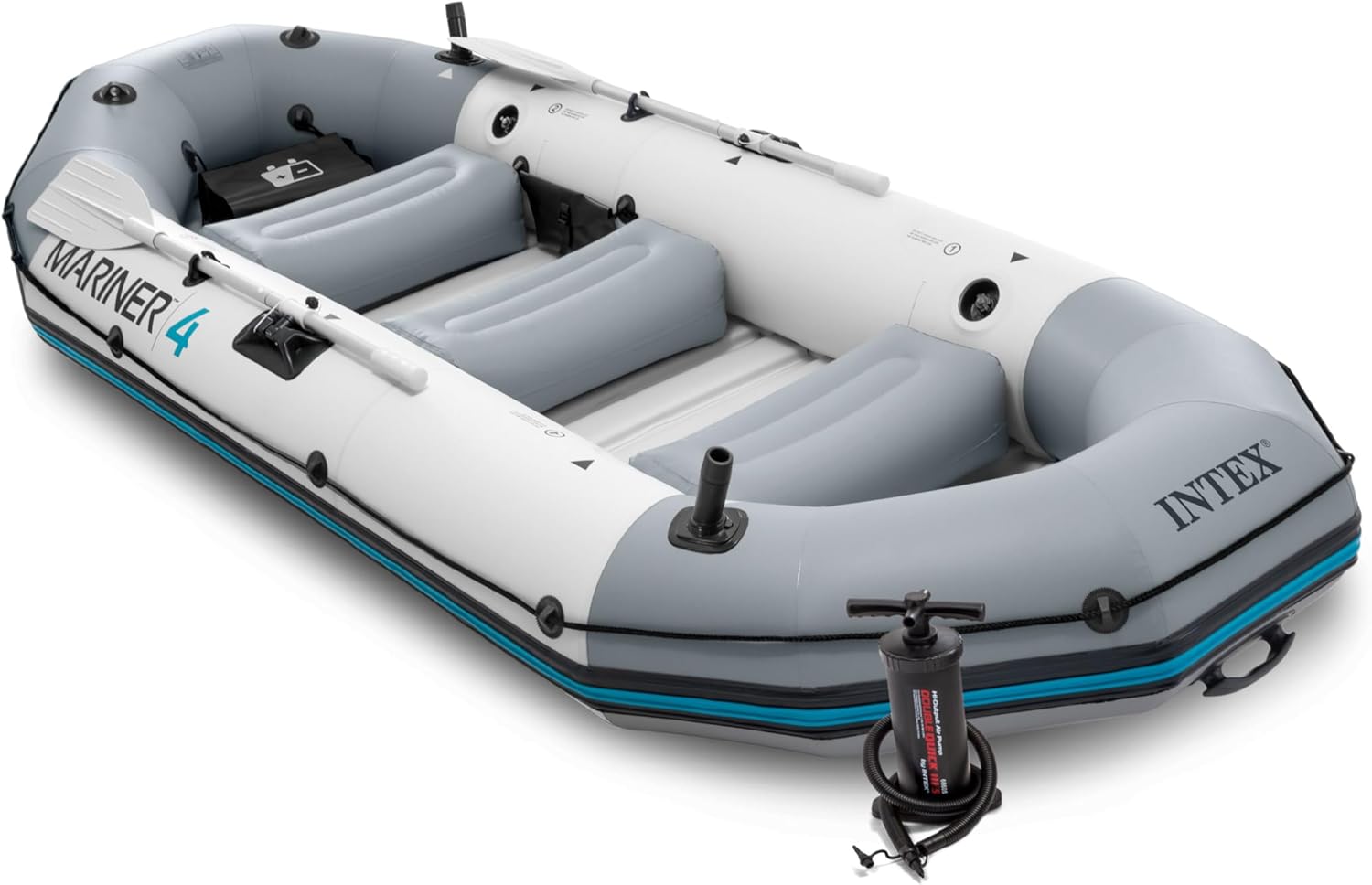 INTEX 68376EP Mariner 4 Inflatable Boat Set