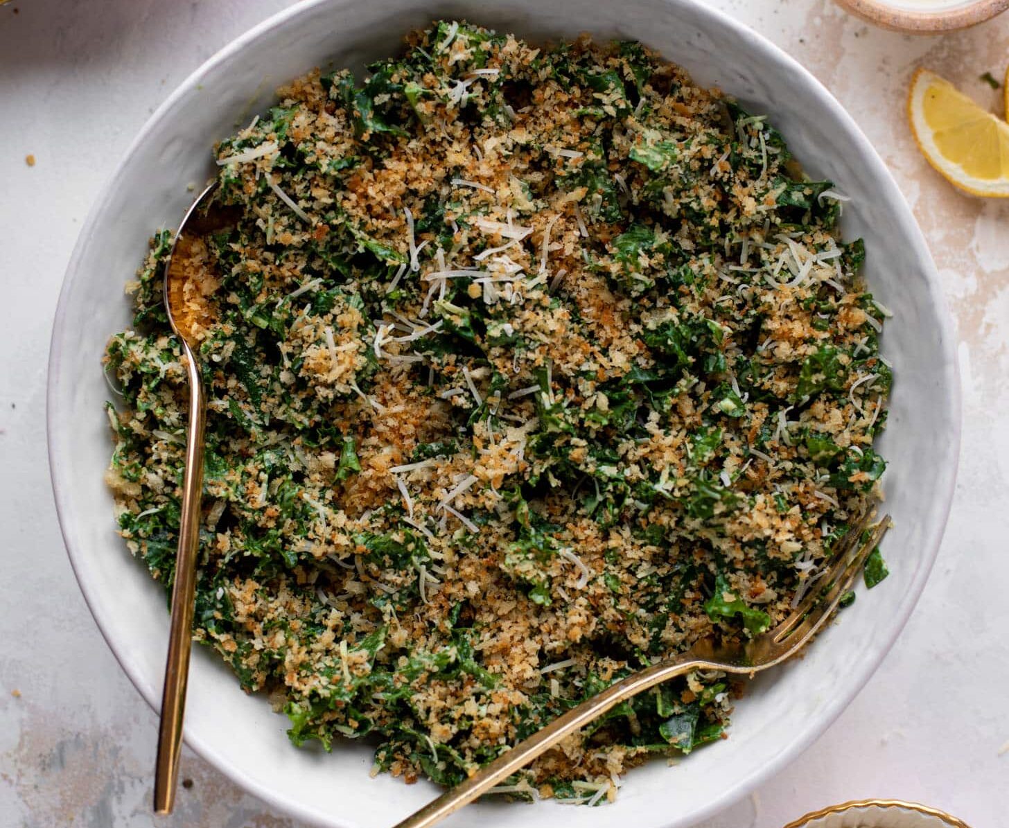Kale Caesar Crunch Salad
