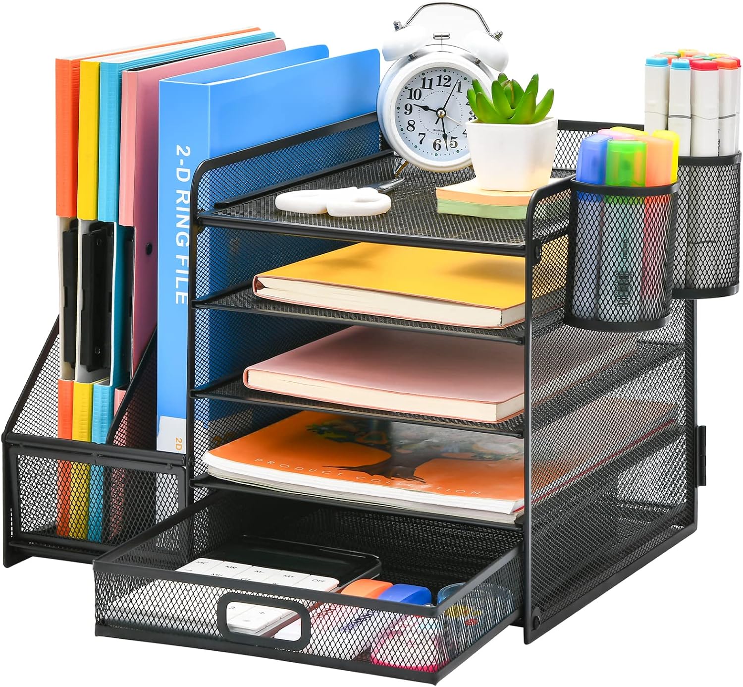 Marbrasse 5-Pcs Desk Organizer
