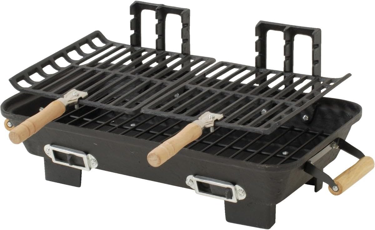 Marsh Allen Cast Iron Hibachi Charcoal Grill