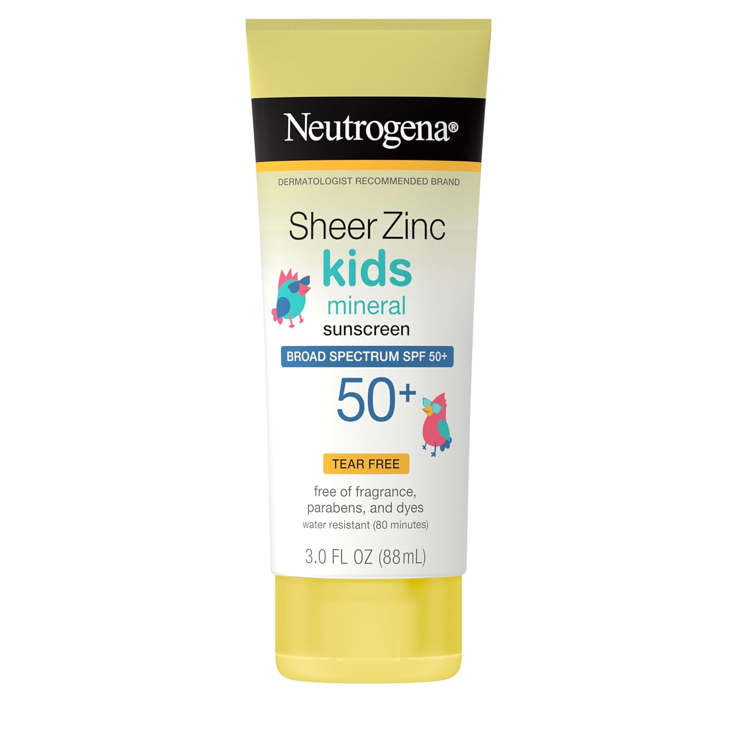 Neutrogena Sheer Zinc Kids Mineral Sunscreen SPF 50