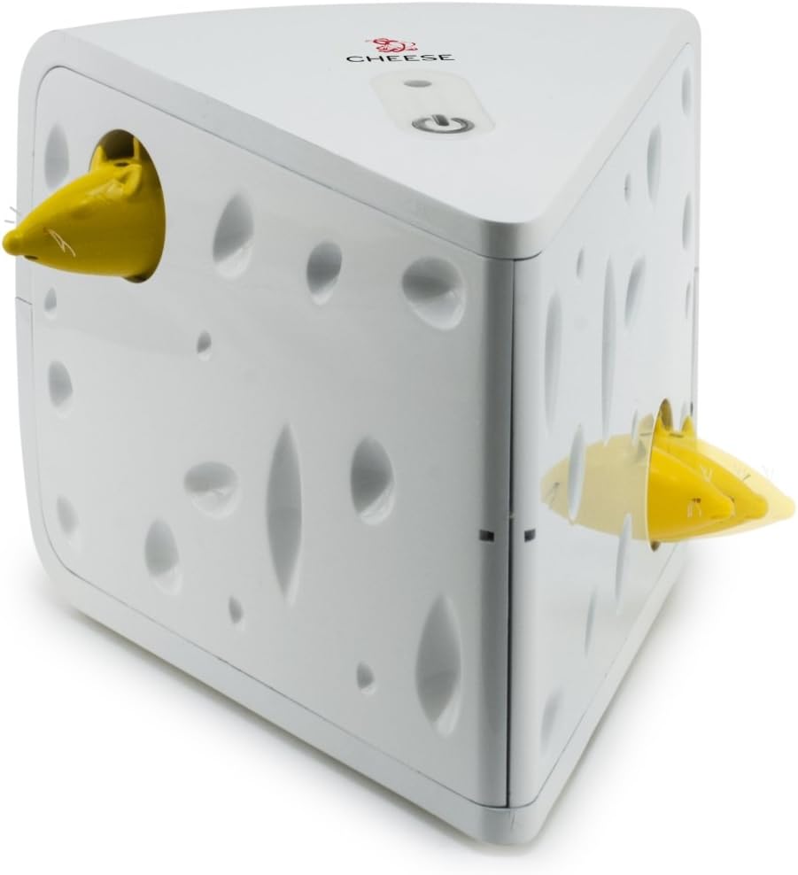 PetSafe Cheese - Interactive, Electronic Cat Toy