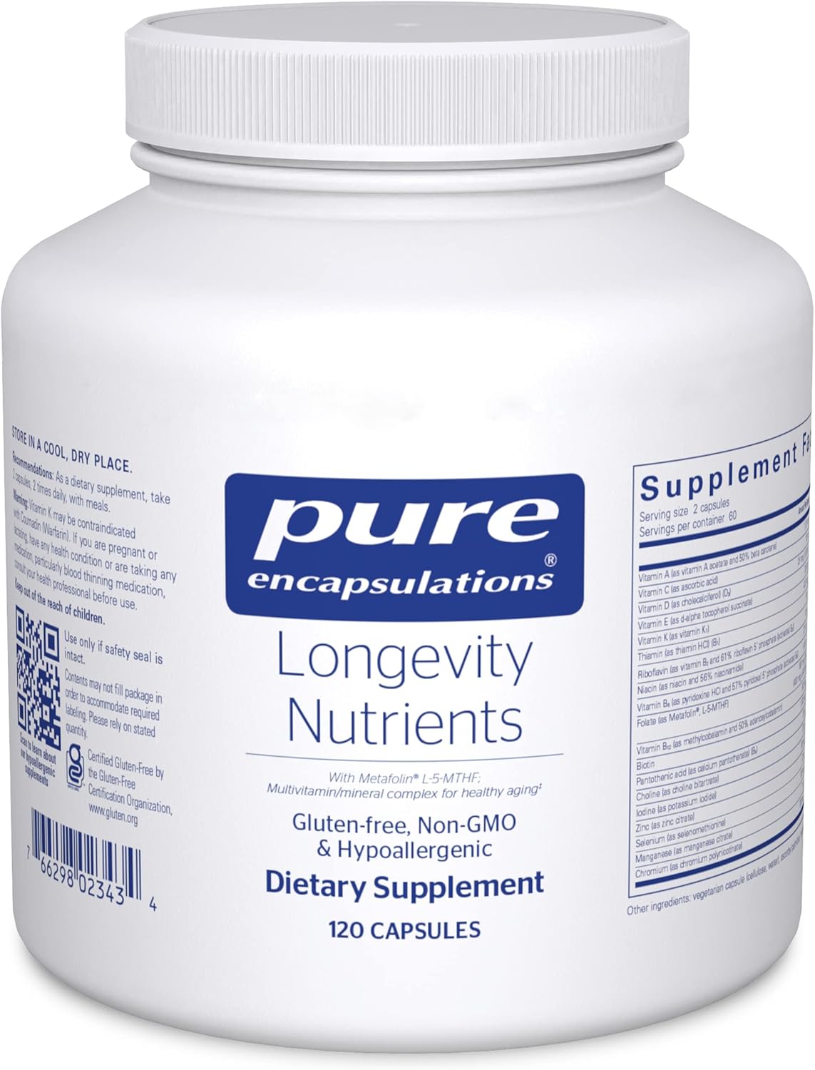 Pure Encapsulations Longevity Nutrients