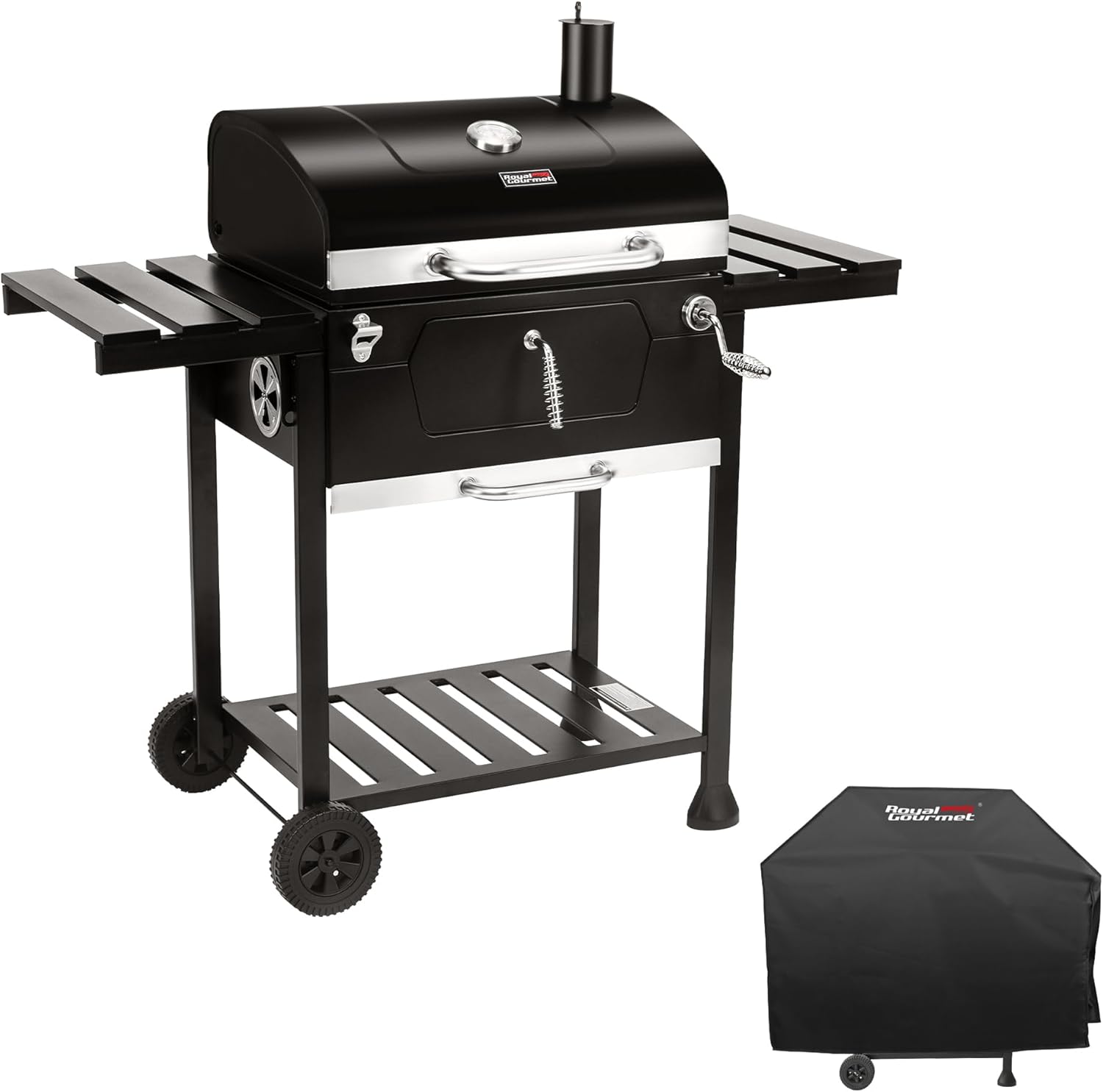 Royal Gourmet 24-Inch Charcoal BBQ Grill