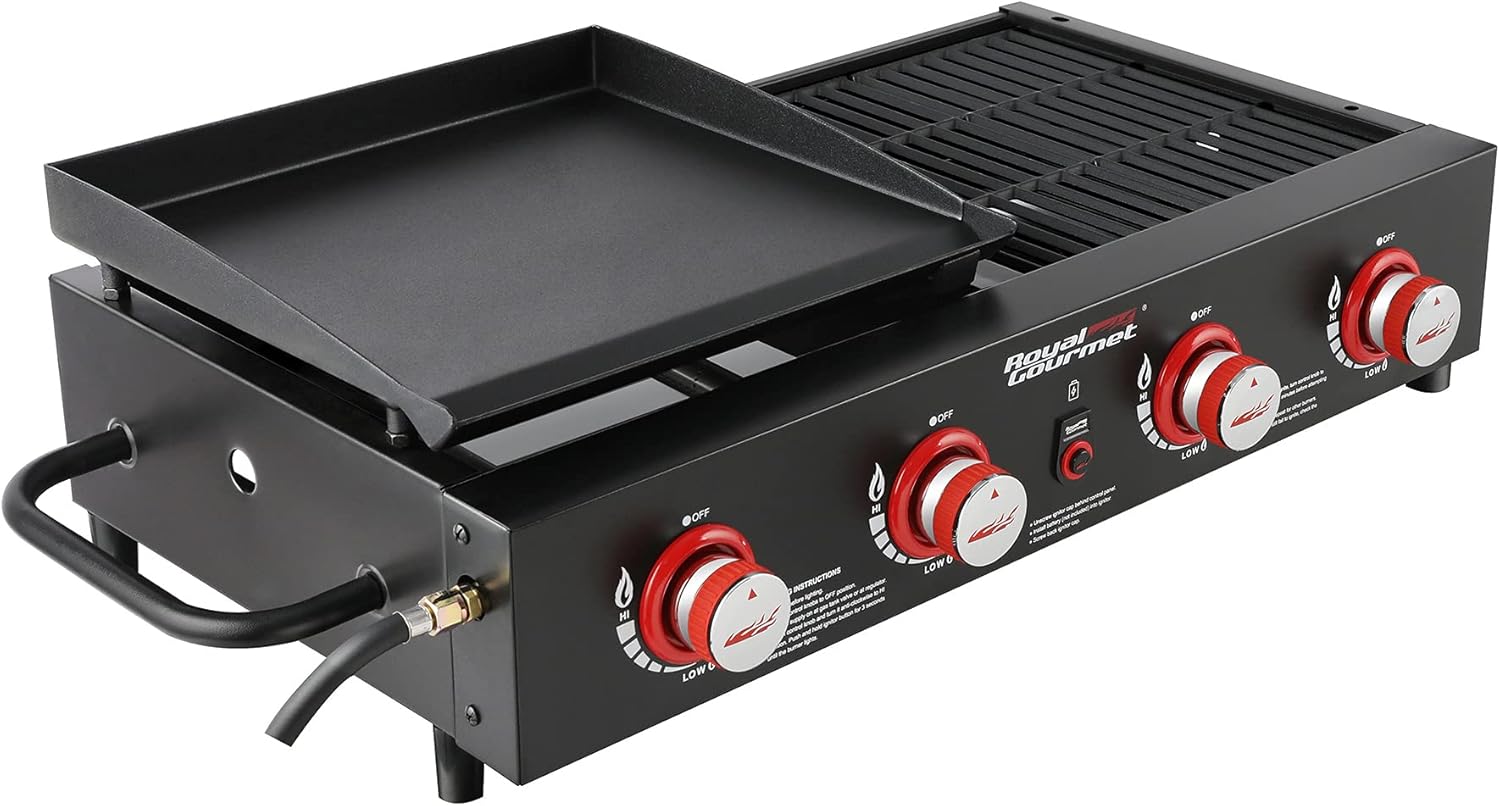 Royal Gourmet GD4002T Tailgater Grill and Griddle Combo