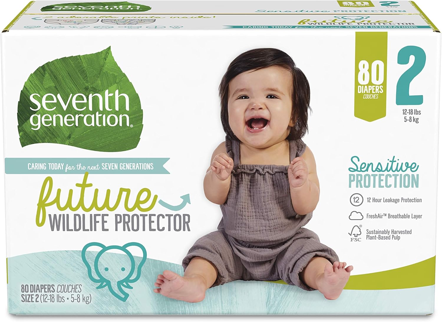 Seventh Generation Free & Clear Baby Diapers