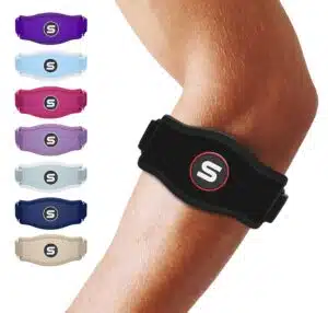 Sleeve Stars Tennis Elbow Brace with Compression Pad