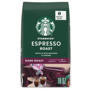 Starbucks Dark Roast Whole Bean Coffee Espresso Roast