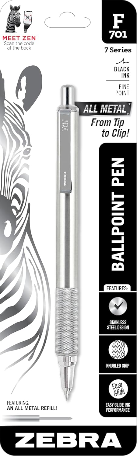 Zebra F-701 Stainless Steel Pen