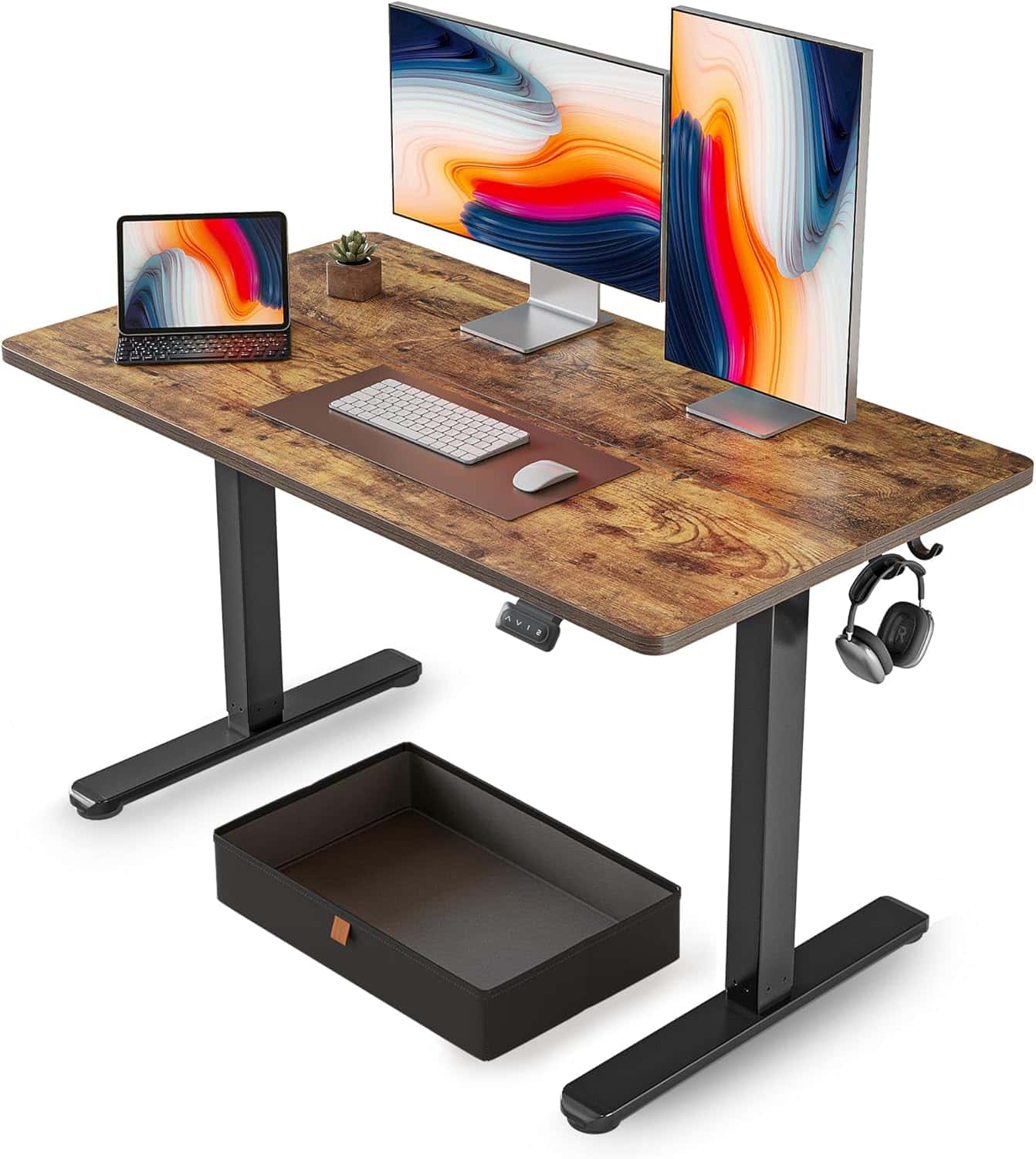 FEZIBO Electric Standing Desk with Drawer