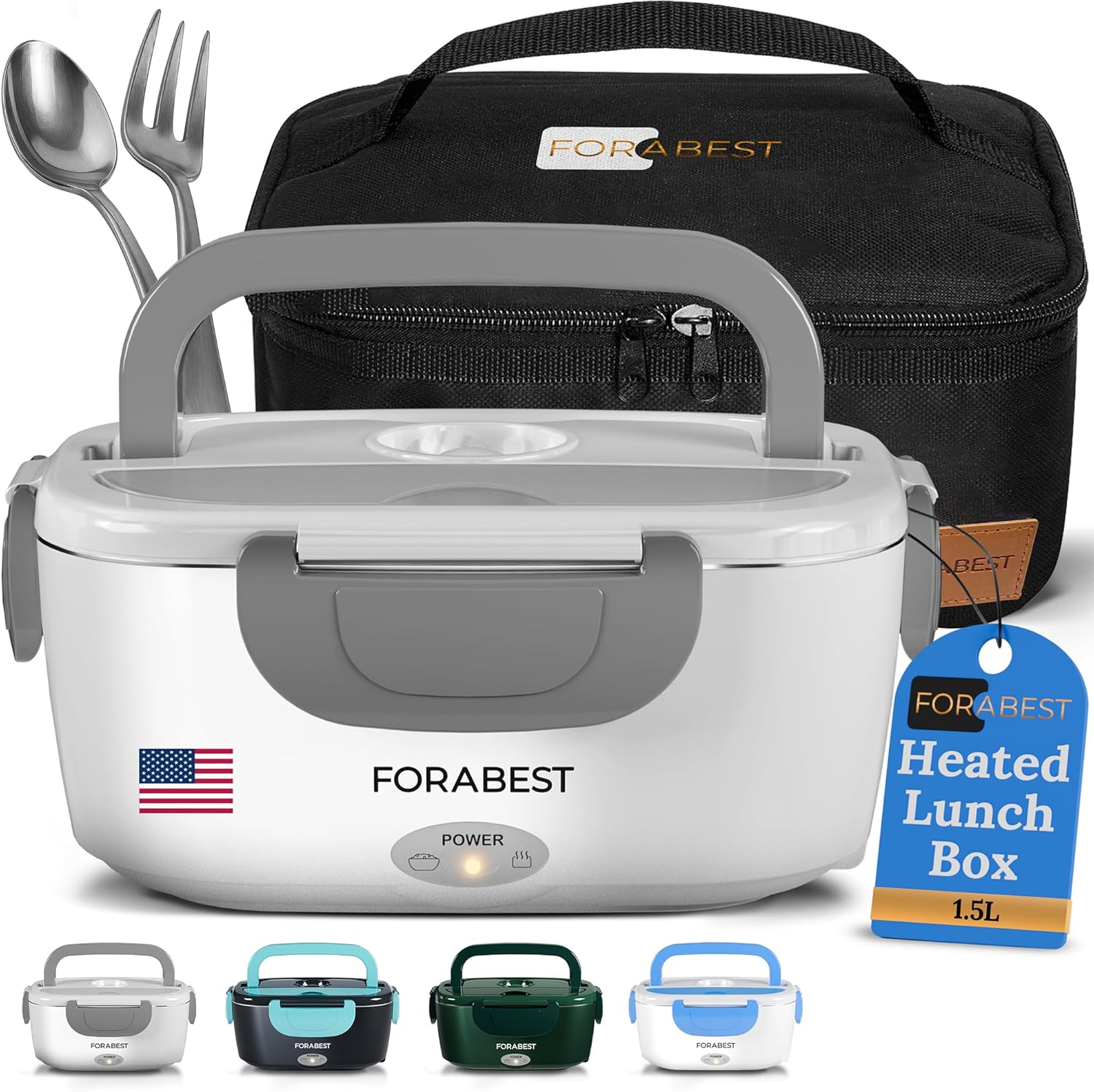 FORABEST Electric Lunch Box
