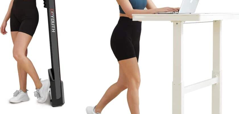 GoYouth 2-in-1 Under Desk Electric Treadmill